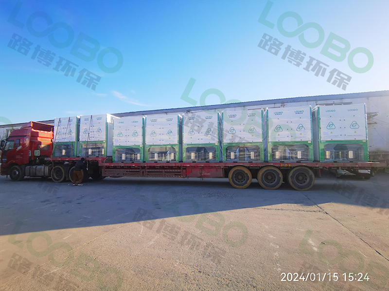 發貨篇3：多濾筒除塵器，焊接車間整體煙塵治理，大風量除塵更徹底